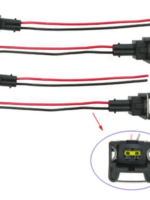 4 X Conectores Enchufes Inyector Chevrolet Corsa Ford Fiat 