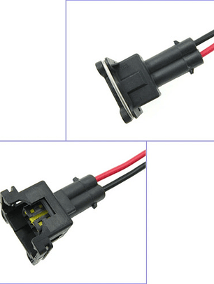 4 X Conectores Enchufes Inyector Chevrolet Corsa Ford Fiat 