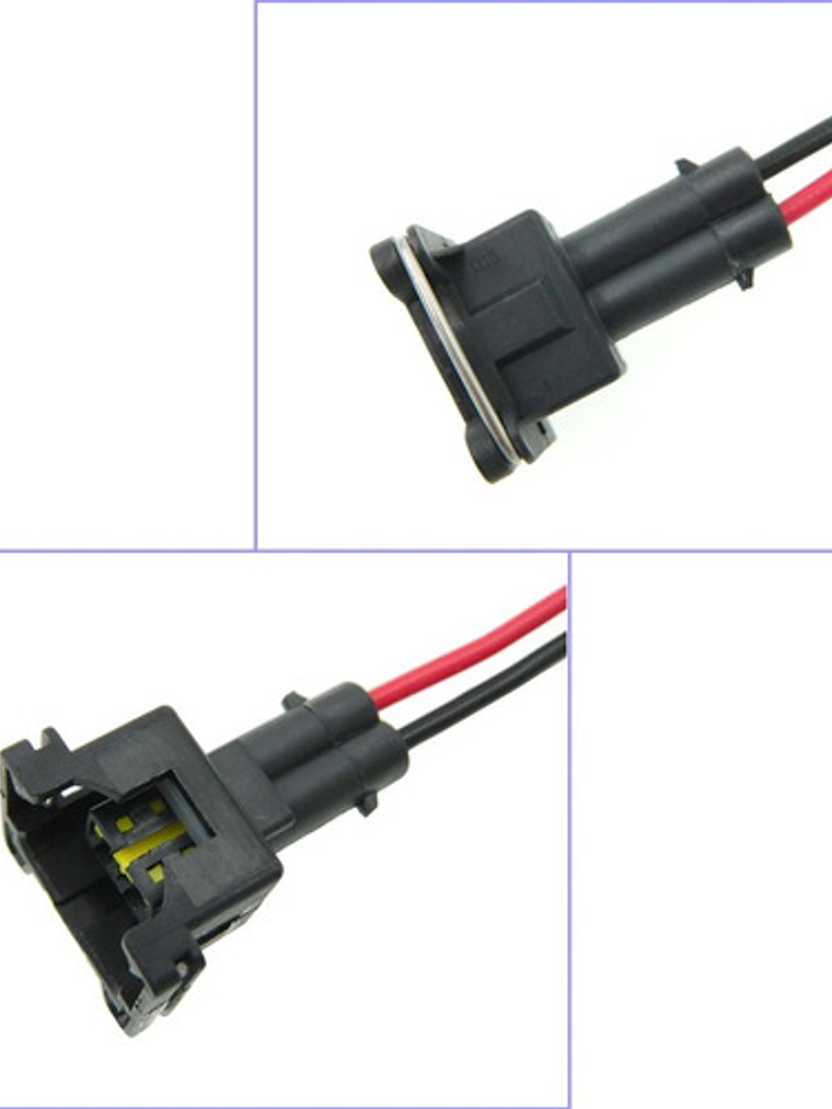 4 X Conectores Enchufes Inyector Chevrolet Corsa Ford Fiat  2