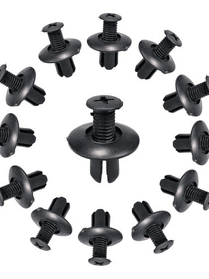 Broche Clip Retención Lata Plástico Tablero Tapabarro Auto