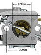 Carburador Husqvarna 36 41 136 137 141 142 - Miniatura 5