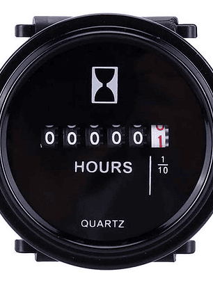 Horometro Contador De Horas Análogo 6 A 80 Volt