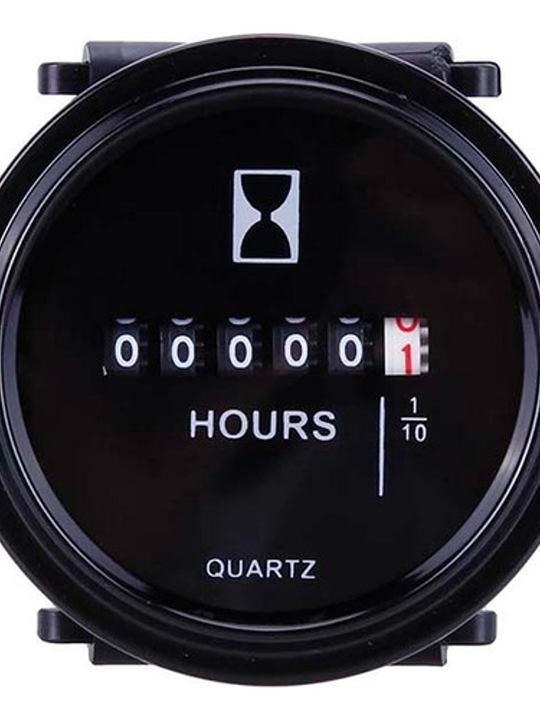 Horometro Contador De Horas Análogo 6 A 80 Volt 1