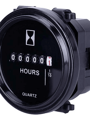 Horometro Contador De Horas Análogo 6 A 80 Volt
