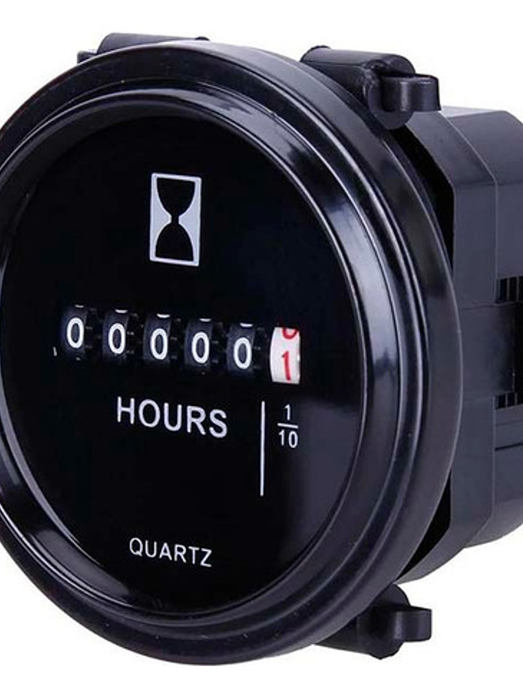 Horometro Contador De Horas Análogo 6 A 80 Volt 2