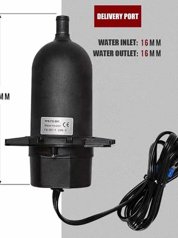 Calefactor De Agua 1000w Motor Generador Grupo Electrógeno 3
