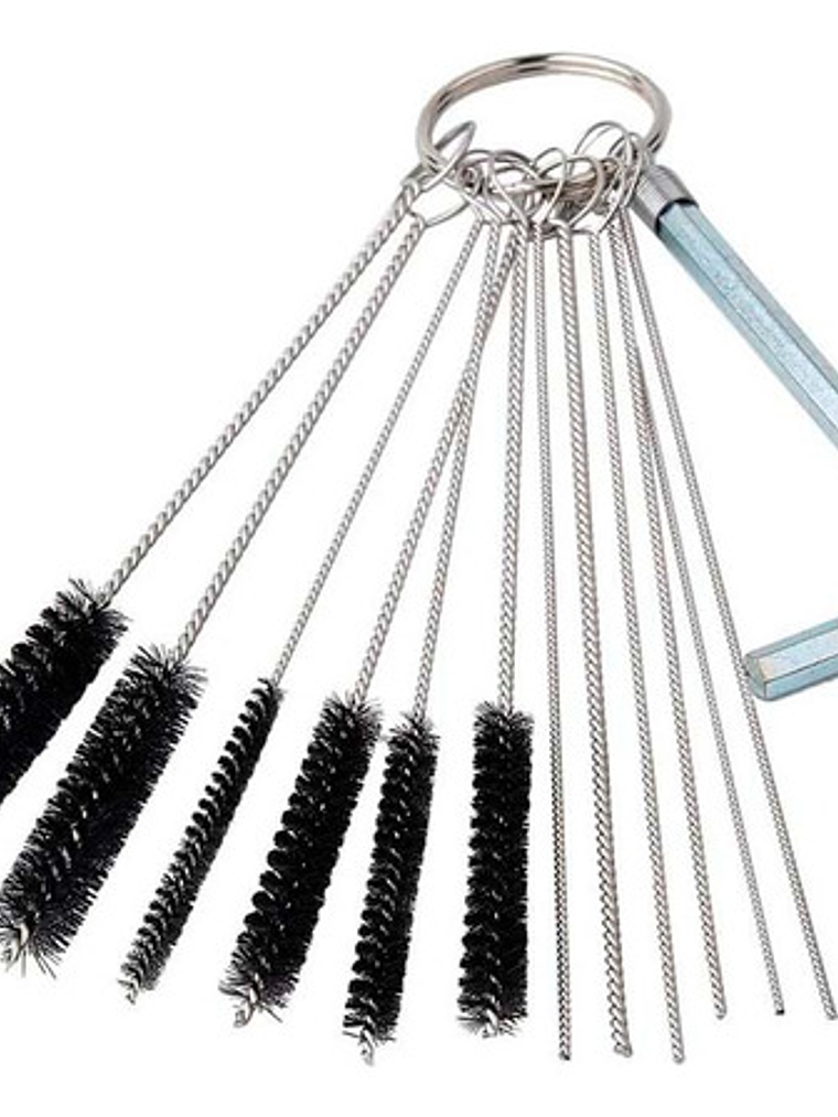 Set Cepillos Limpieza Carburadores Motosierra Desbrozadora 1