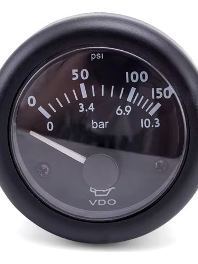 Reloj Medidor Presión Aceite Maquinaria Generador Vdo 12v 1