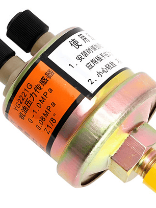 Sensor Presión Aceite Universal Cummins Generador 1/8
