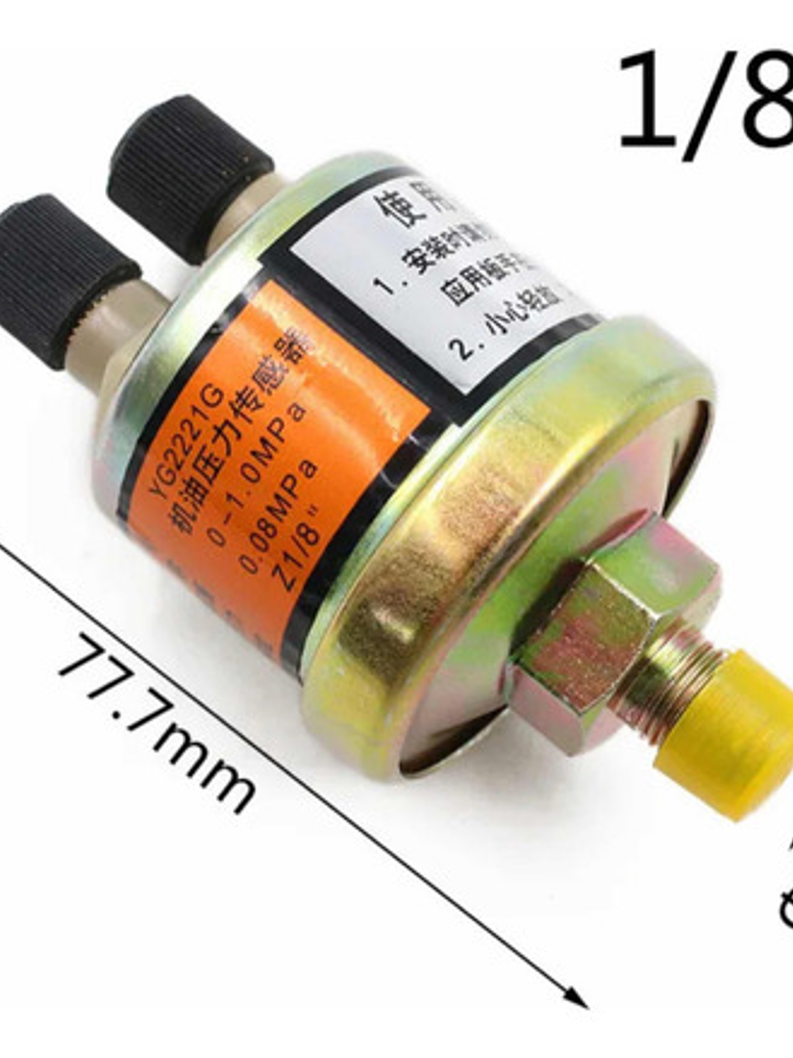 Sensor Presión Aceite Universal Cummins Generador 1/8 3