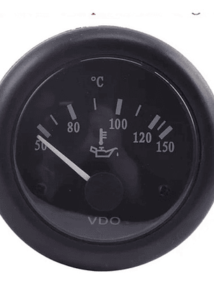 Reloj Medidor Temperatura Aceite Maquinaria Generador 12v