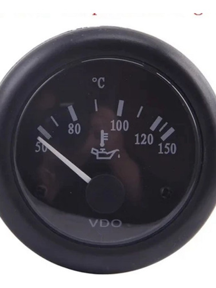 Reloj Medidor Temperatura Aceite Maquinaria Generador 12v 1