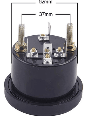 Reloj Medidor Temperatura Aceite Maquinaria Generador 12v