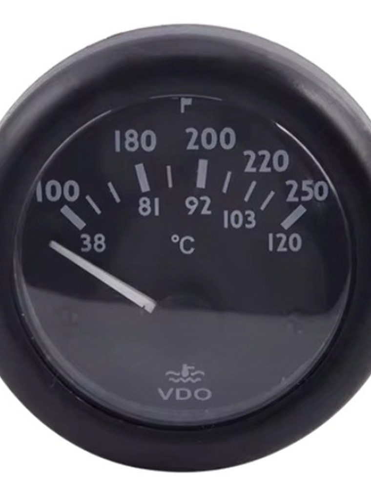 Reloj Medidor Temperatura Agua Maquinaria Generador Vdo 12v 1