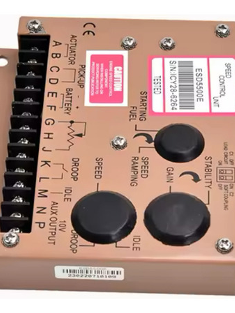 Gobernador Velocidad Generador Grupo Electrógeno Esd5500e 2