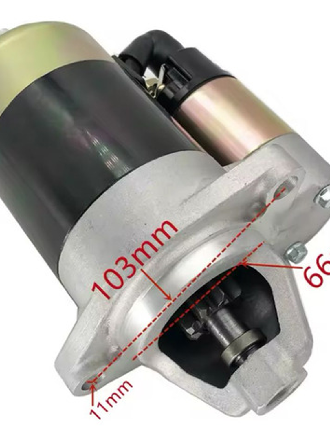 Motor Partida Arranque Kama Kipor 170f 178f 186f 192fa 12v 4