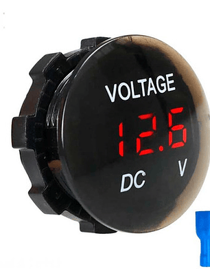 Voltimetro Digital Auto Camion Furgón Bus Maquinaria 12v 24v