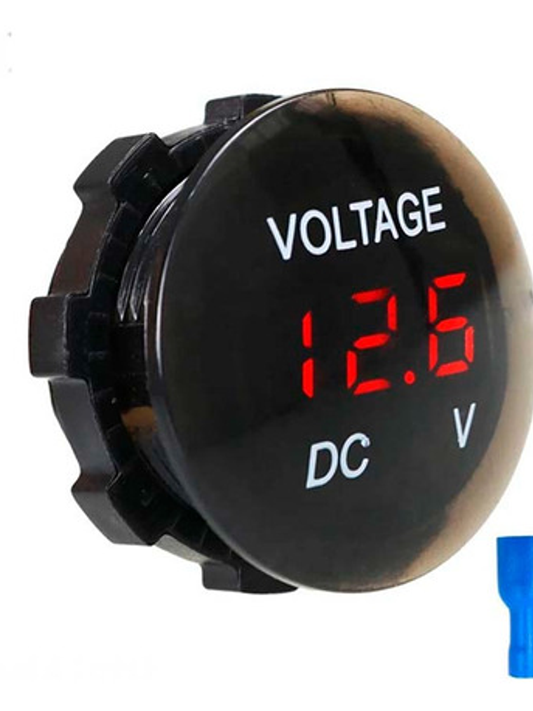 Voltimetro Digital Auto Camion Furgón Bus Maquinaria 12v 24v 1