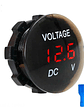 Voltimetro Digital Auto Camion Furgón Bus Maquinaria 12v 24v - Miniatura 1