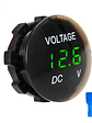 Voltimetro Digital Auto Camion Furgón Bus Maquinaria 12v 24v - Miniatura 9