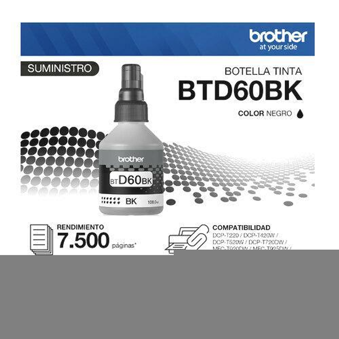 Tinta Original Brother BTD60BK 1