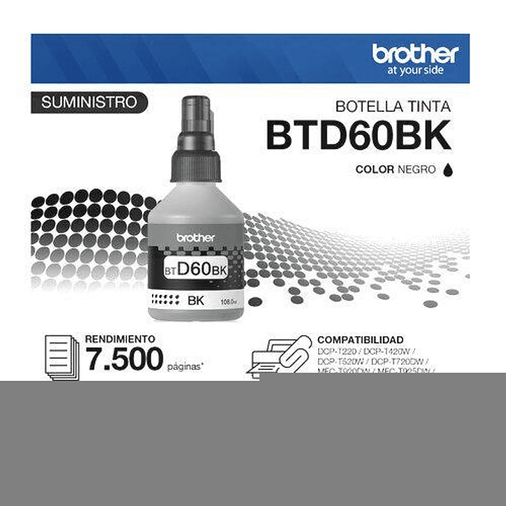 Tinta Original Brother BTD60BK 1