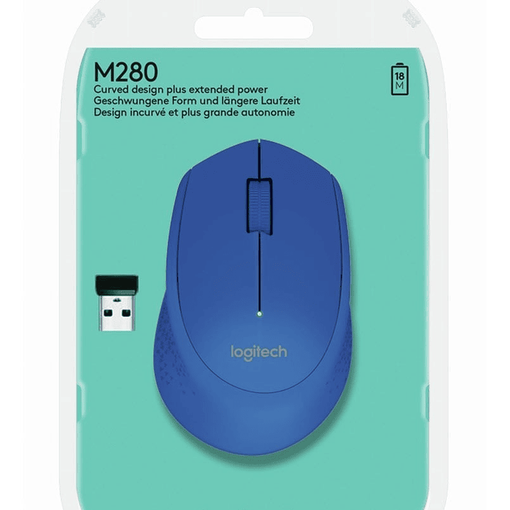 Mouse Logitech M280 Wireless azul 1