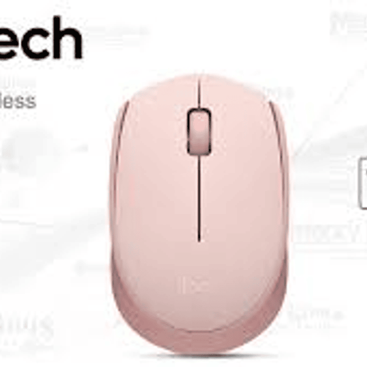Mouse Logitech M170 Wireless Rosado 1