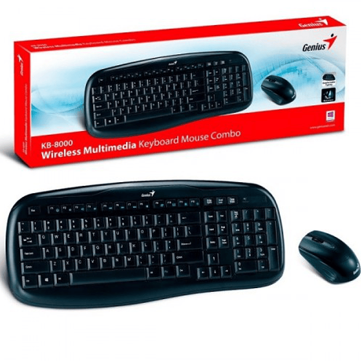 Teclado Mouse Smart KM-8100 Genius 1