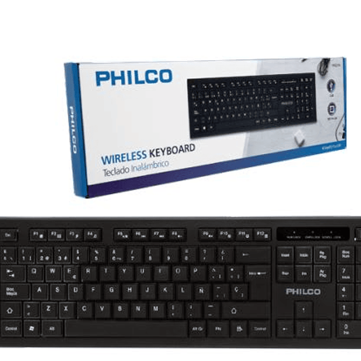 Teclado W601N Philco inalambrico 1