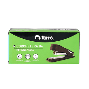 Corchetera B4 Metálica Negra Torre