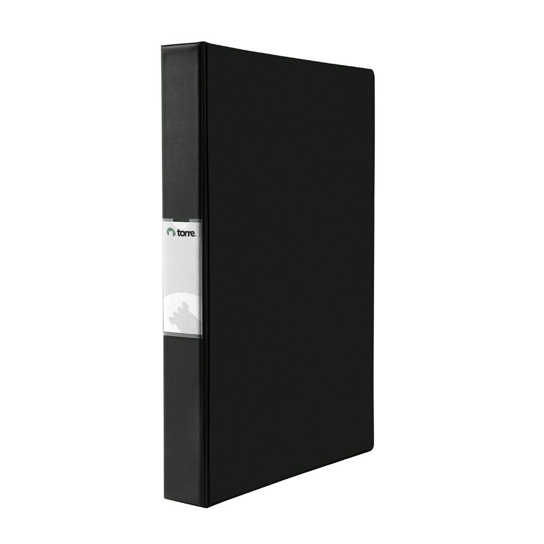 Archivador Vinil Negro Formato Oficio - 2 Anillos 1