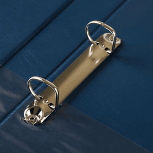 Archivador Vinil Azul Formato Carta - 2 Anillos