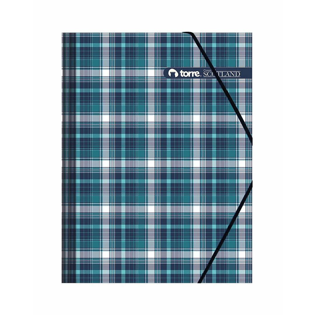 Carpeta Cartón Con Elástico Scotland 2