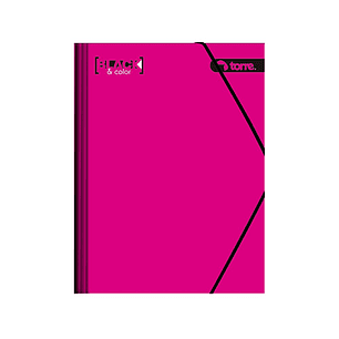 Carpeta Cartón Con Elástico Black & Colors