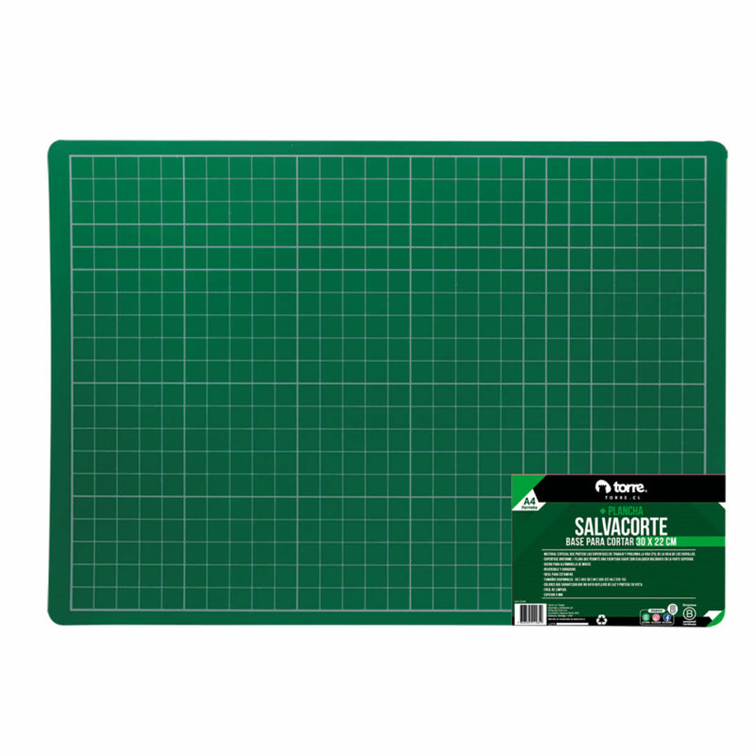 Plancha Salvacorte Verde - 30X22 cm Grosor 3 mm 1