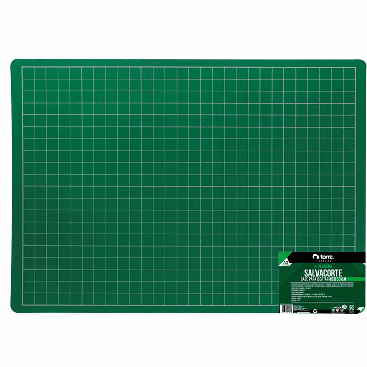 PLANCHA SALVACORTE VERDE A3 45X 30 CM 1