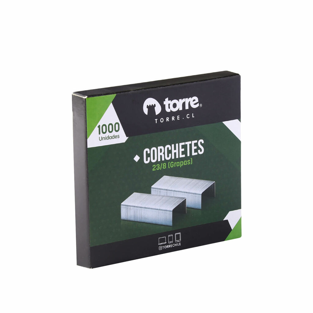 Caja Corchetes 23/8 - 1000 Unid. 2