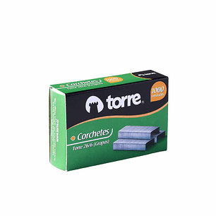 Caja Corchetes N°26/6 - 1000 Unid.