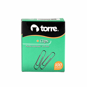 Clips 1 punta redonda 33mm