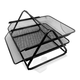 Bandeja Escritorio Doble Metálica