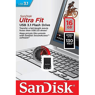 PENDRIVE 16 GB ULTRA FIT PARA AUTOMÓVILES