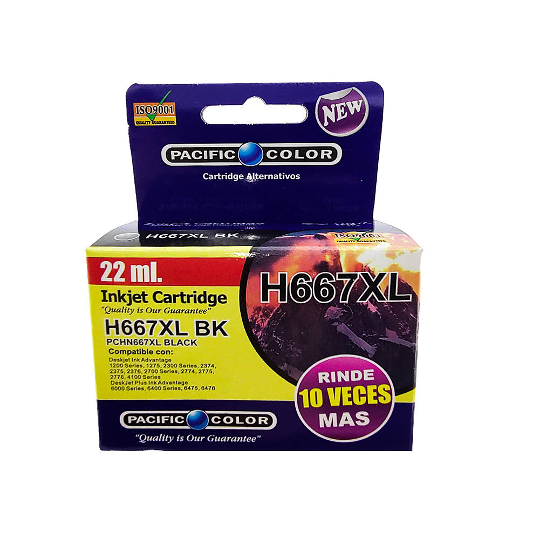 HP 667 BLACK ALTERNATIVO 1