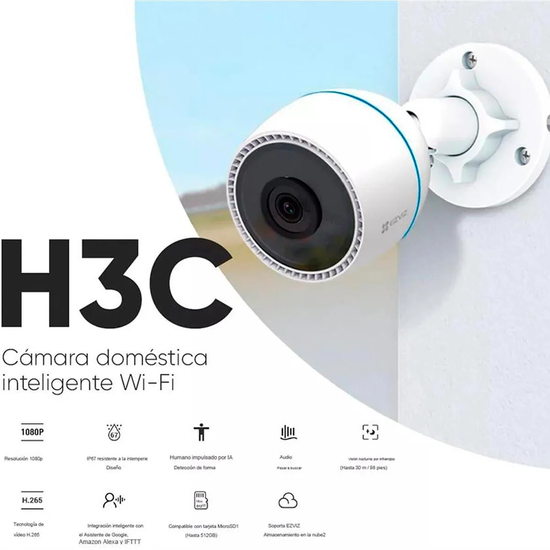 CAMARA  H3C EXTERIOR EZVIZ 2