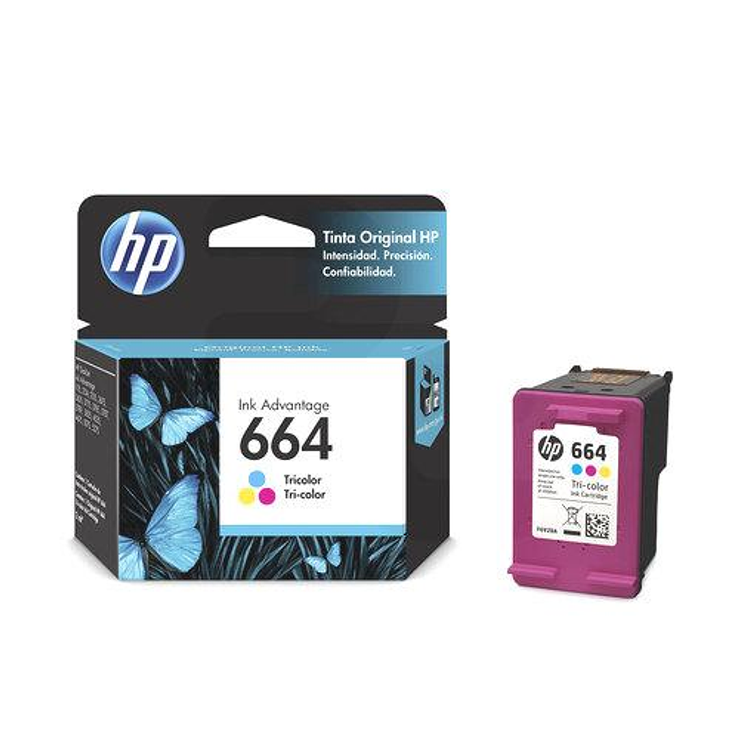 TINTA ORIGINAL HP 664 COLOR 1
