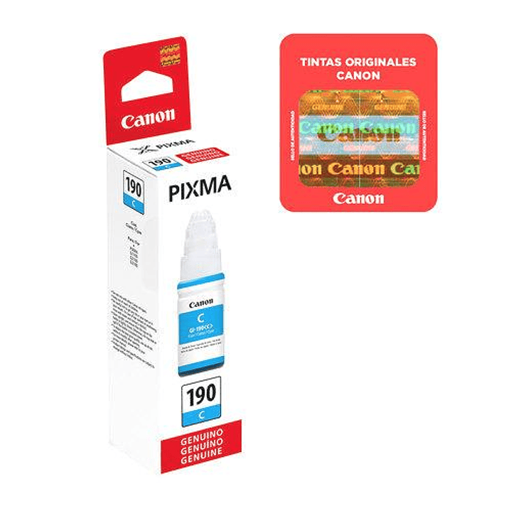 TINTA ORIGINAL CANON 190 CYAN 1