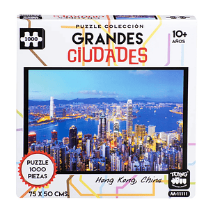 PUZZLE  GRANDES CIUDADES  1000 PIEZAS ( CIUDAD REFERENCIAL)