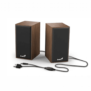 PARLANTE PC GENIUS SP-HF180 COLOR MADERA