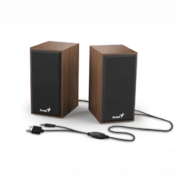 PARLANTE PC GENIUS SP-HF180 COLOR MADERA 2