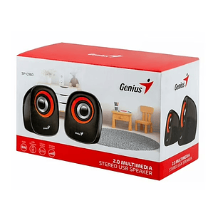 PARLANTE GENIUS PARLANTES SP-Q160 PORTÁTIL ROJA 